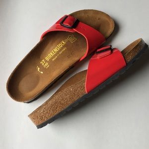 Red Madrid Birkenstocks